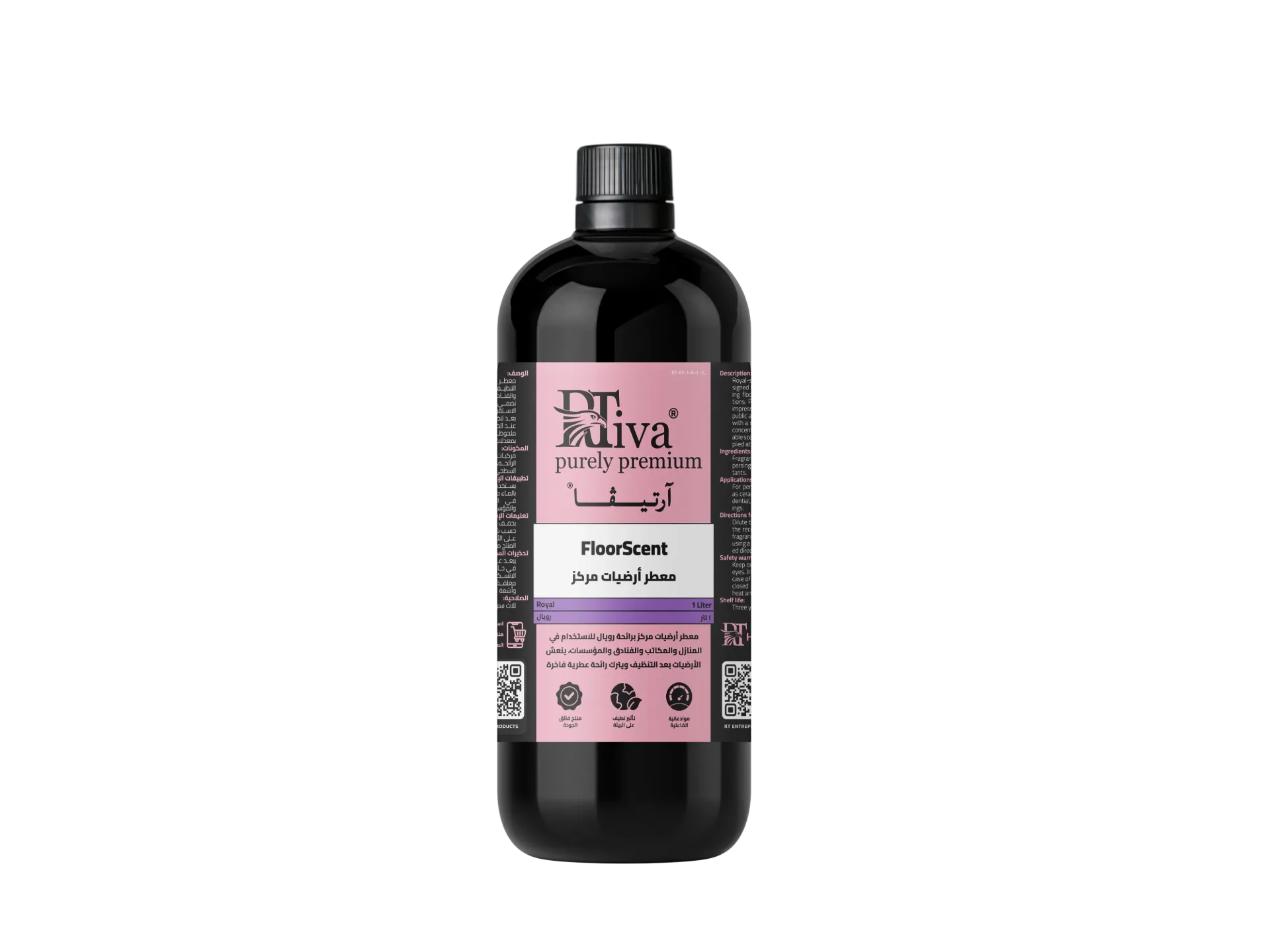 [1RT-FF-1-A-1-1L] Rtiva FloorScent Royal – Concentrated Floor Freshener, Royal Fragrance (1 L)