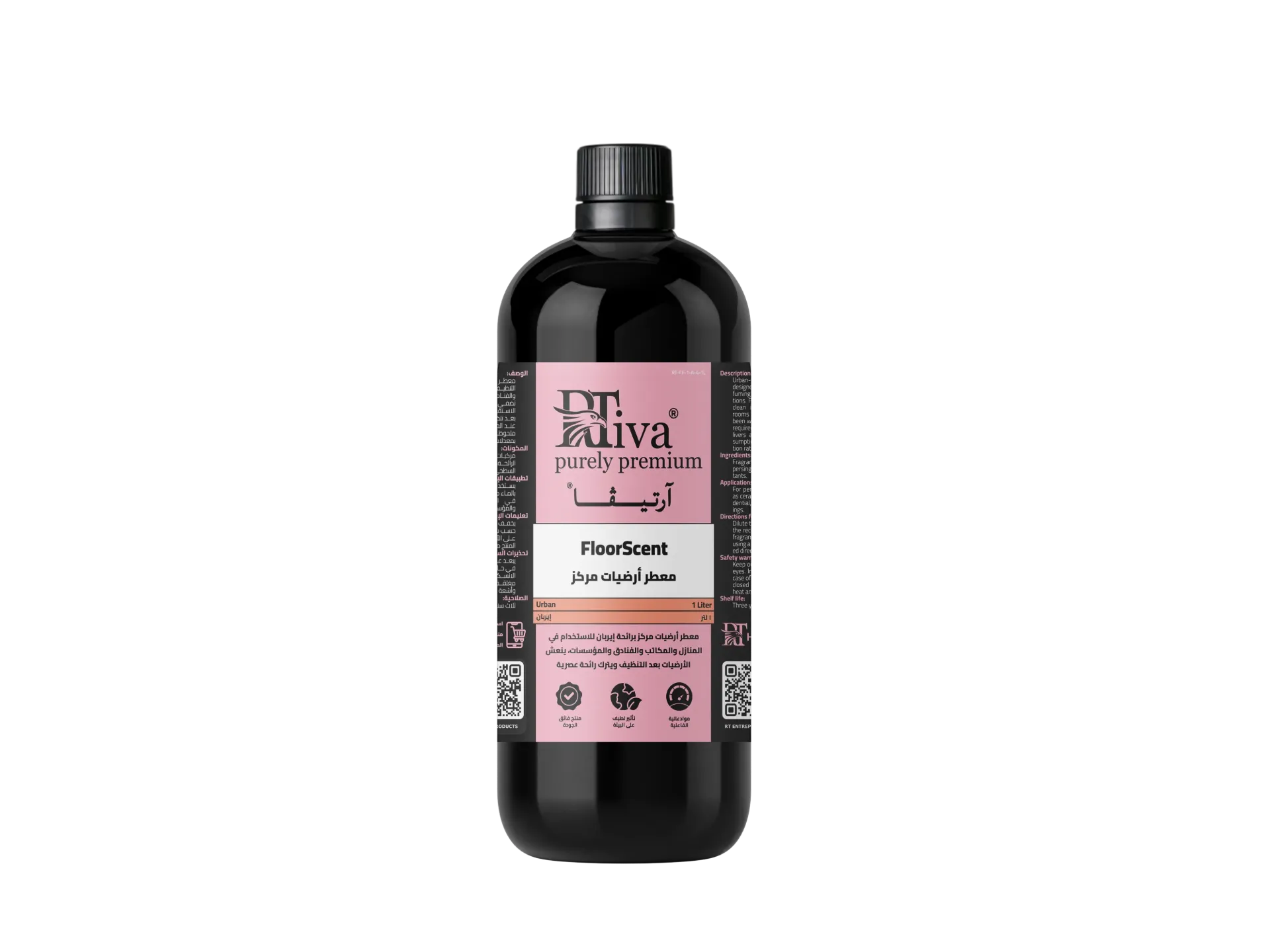 [1RT-FF-1-A-4-1L] Rtiva FloorScent Urban – Concentrated Floor Freshener, Urban Fragrance (1 L)