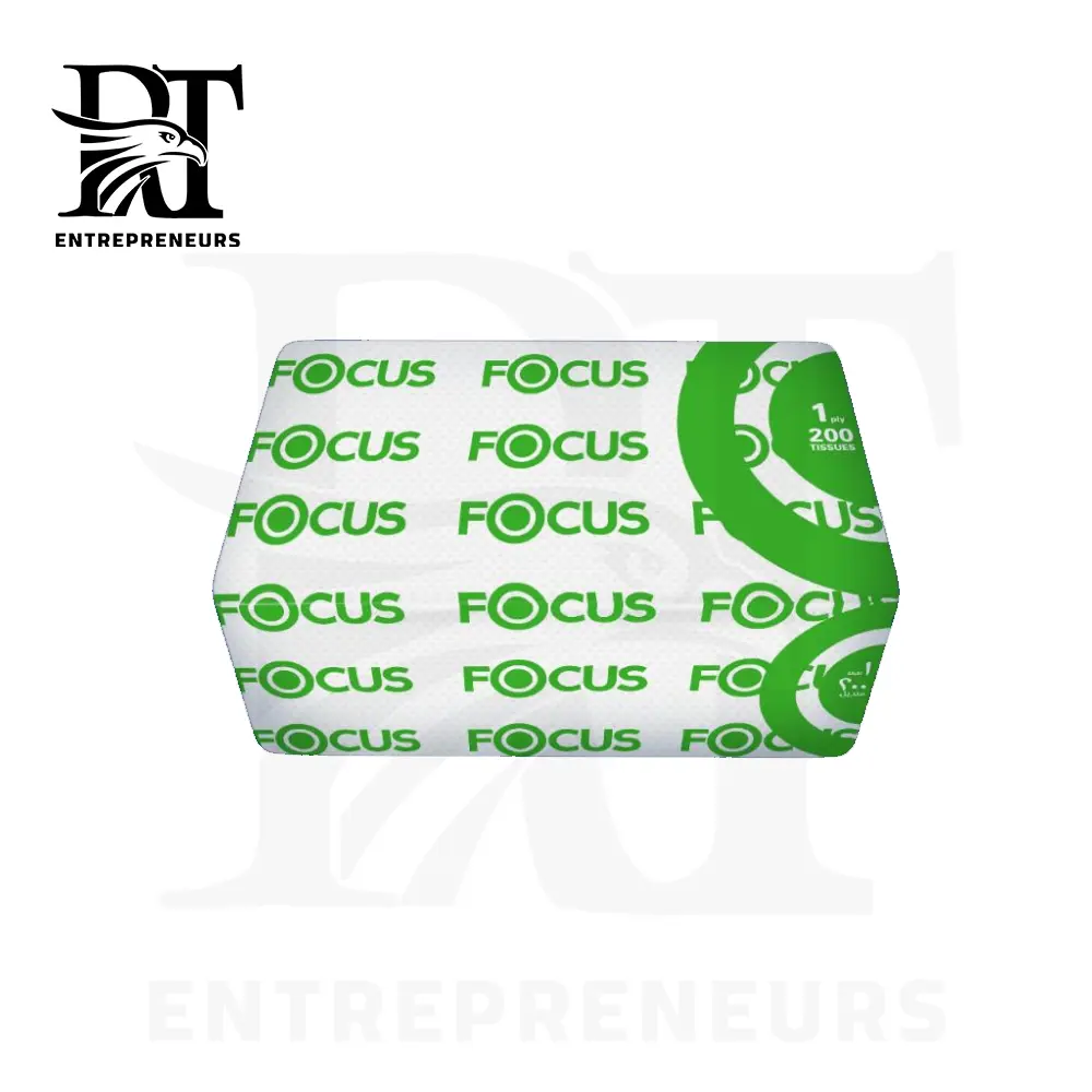 Focus Commercial Interfold 270g, 200 Pulls, 20cm, Single Layer
