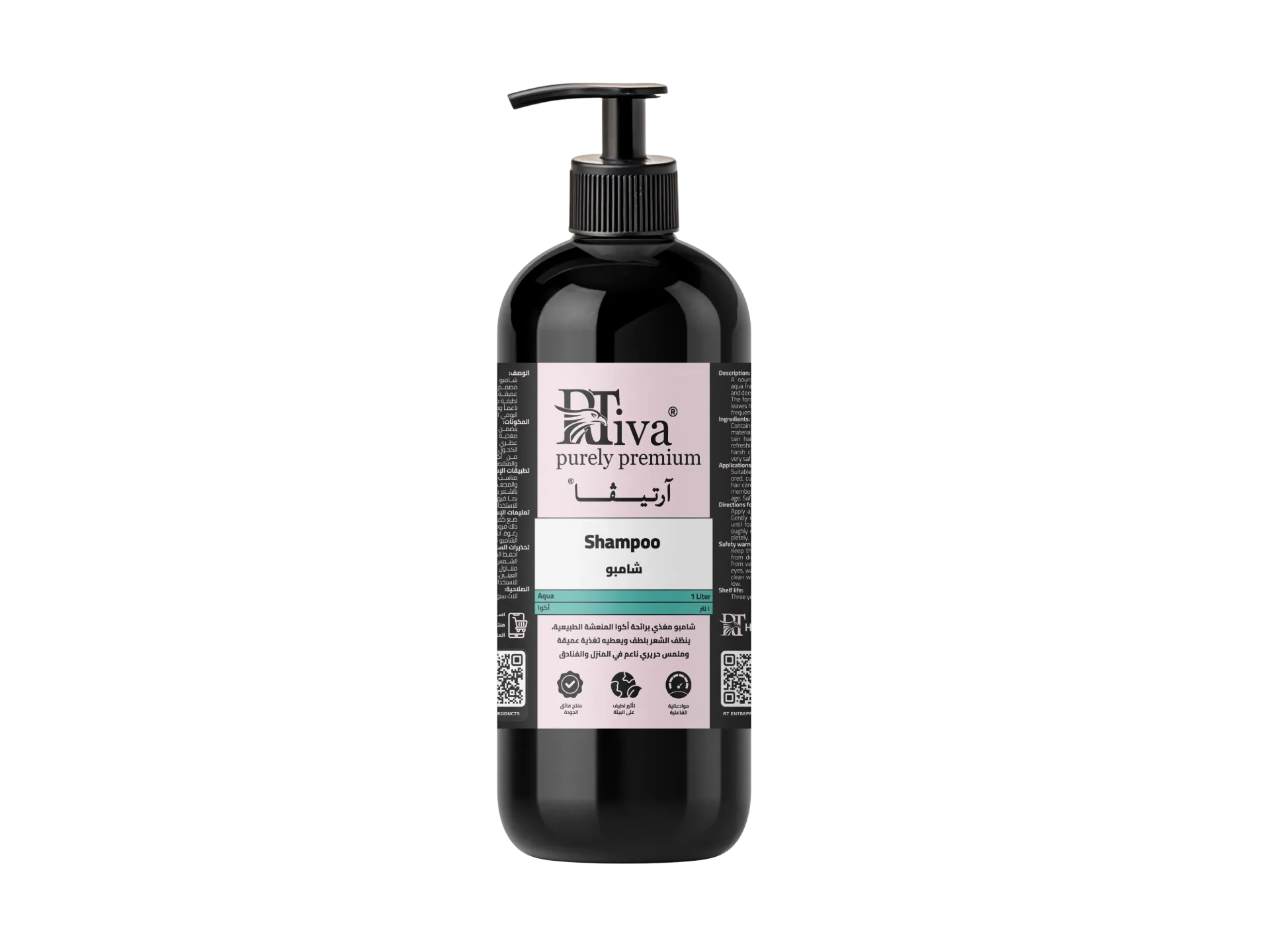 Rtiva Shampoo Aqua – Nourishing Shampoo with Aqua Fragrance