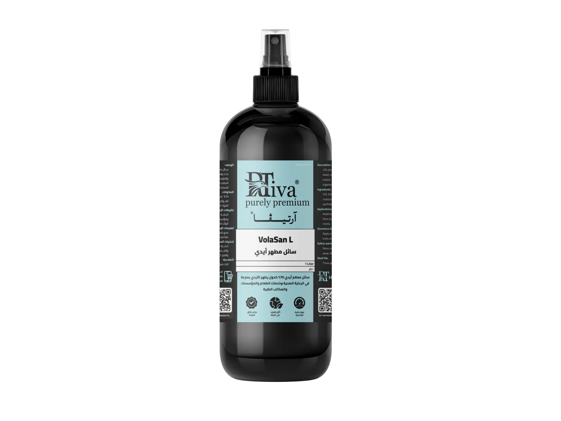 Rtiva VolaSan L – 70% Alcohol Liquid Healthcare Sanitizer