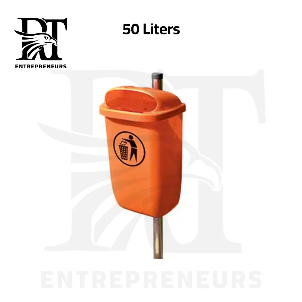50L Single Bin for Light Poles