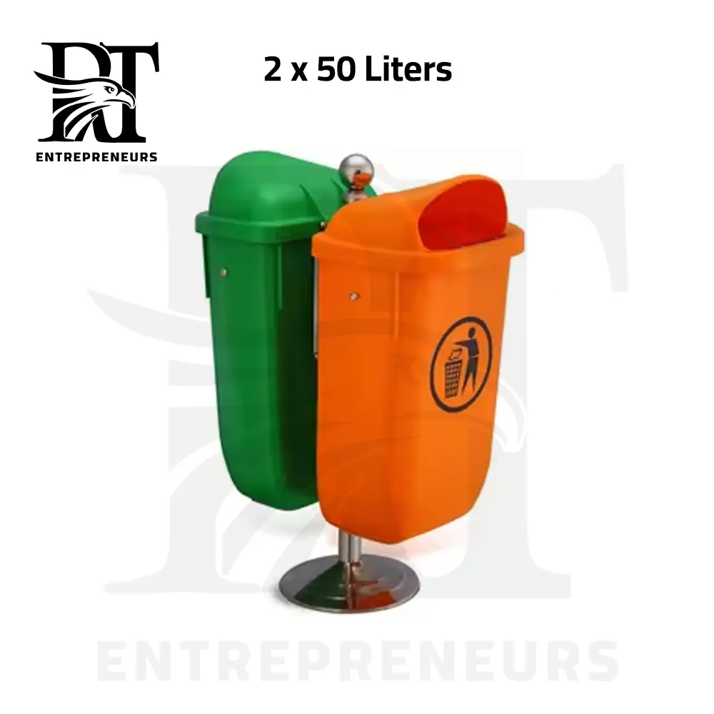 50L Dual Bin with Stand