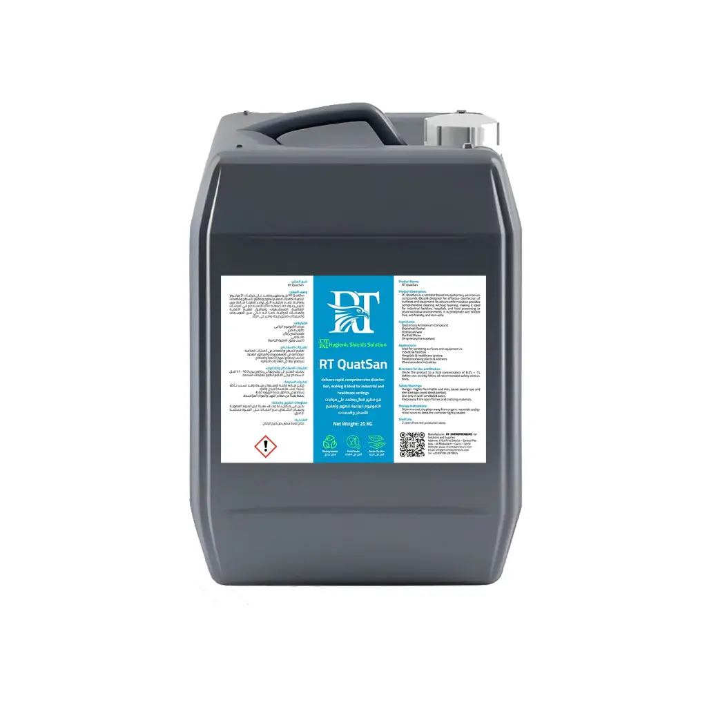 RT QuatSan – Quaternary Ammonium Sanitizer for Rapid, Foamless Disinfection