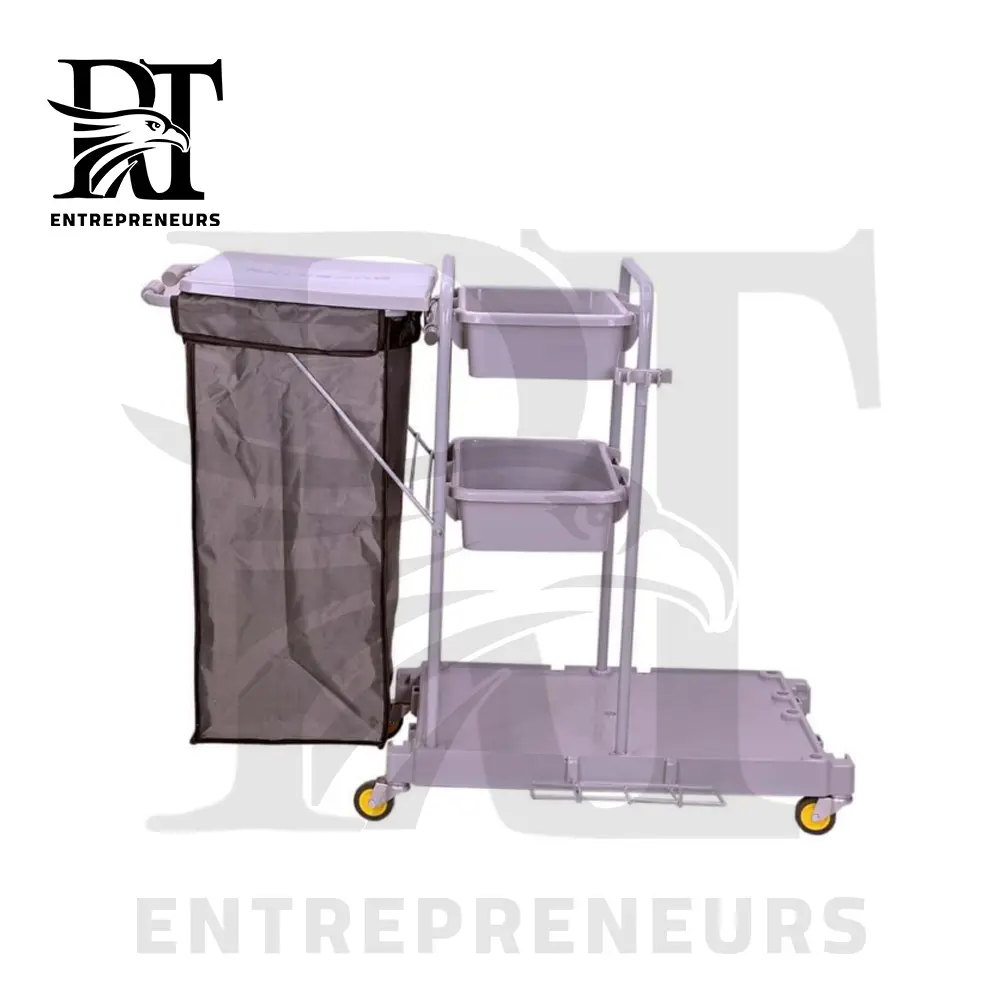 Public Area Trolley with Garbage Bag (Without Garbage Bag Base)