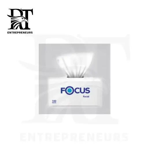 Focus Facial Tissues – 100 Sheets, 50 Pulls, Double Layers
