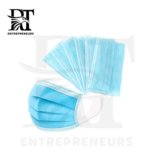 Medical Face Masks - Blue, 50 Pieces