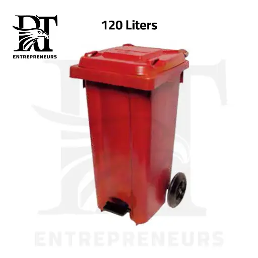 120L Wheeled Garbage Bin with Pedal