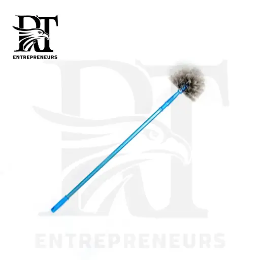 Round Cobweb Head Duster with telescopic handle