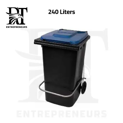 240L Wheeled Garbage Bin with Pedal