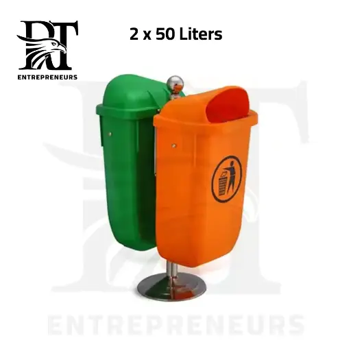 50L Dual Bin with Stand