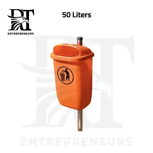 50L Single Bin for Light Poles