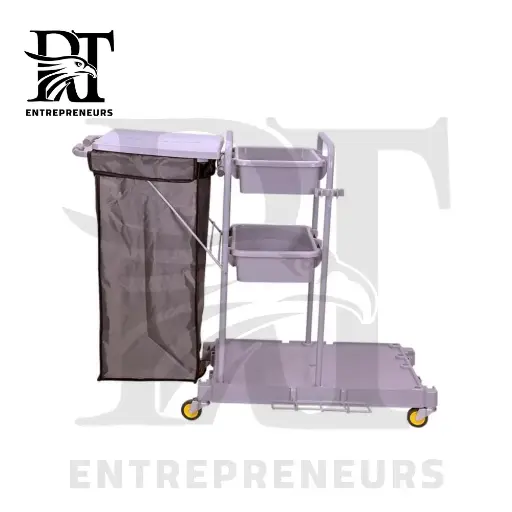 Public Area Trolley with Garbage Bag (Without Garbage Bag Base)