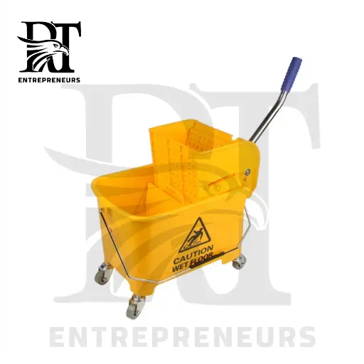 Single Bucket Trolley with Squeezer