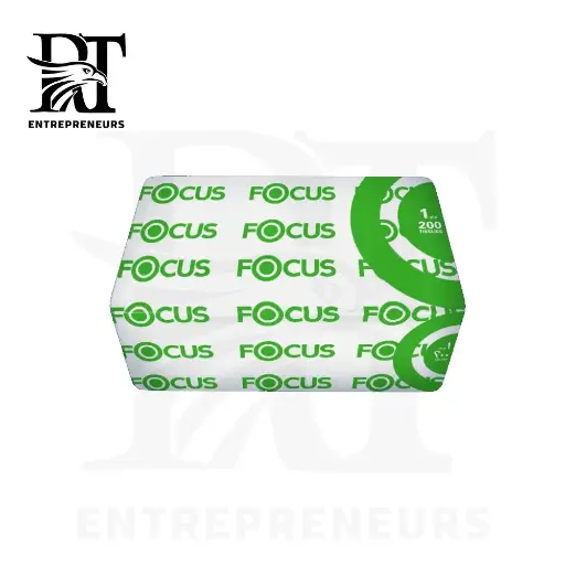 Focus Commercial Interfold 270g, 200 Pulls, 20cm, Single Layer