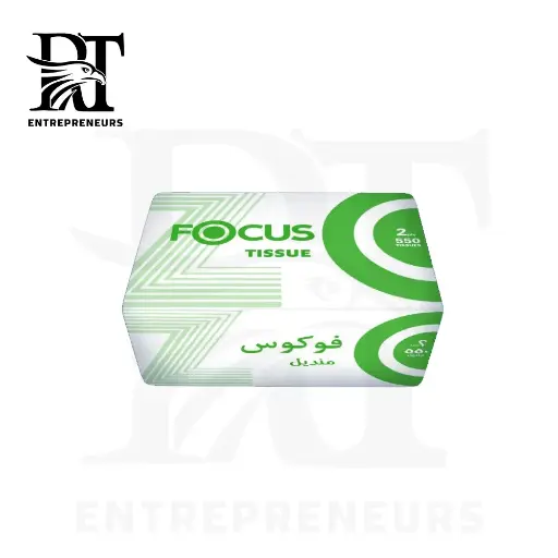 Focus Facial Tissues - 500 Sheets (250 Pulls, Double Layer)
